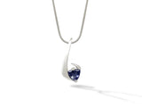 Sterling Silver Iolite Pendant