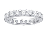 14K White Gold Diamond Eternity Ring, 1.50 Carats tw