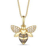 Yellow Gold Creme Brulee®  Bee Pendant