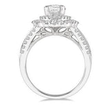 14KW Diamond Semi-Mount Ring w/ 0.85 CTW, Size 7