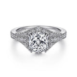 14KW Diamond Engagement Semi-Mount Ring w/ 0.27 CTW