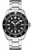 Prospex Diver's Stainless Steel Gent's Solar Black Watch