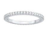 14KW .33CTW Diamond Round Eternity Band Prong Set size 7