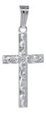 Sterling Silver Cross Pendant w/15" Chain