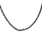 Black Diamond Beaded Necklace