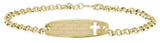 14K Yellow Gold Filled Child's ID Bracelet