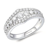 Platinum Diamond Ring w/ 0.77 ctw