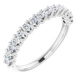 14KW Diamond Anniversary Band w/ 0.50 CTW, Size 7