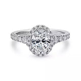 14KW Semi-Mount Diamond Engagement Ring w/ 0.80 ctw