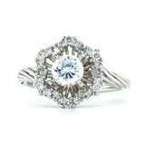 14KW Semi-Mount Diamond Engagement Ring w/ 0.30 ctw, Size 6.75