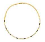 14KY "Honey" Gold Chocolate and Nude Diamond Necklace, 2.26 Carat TW