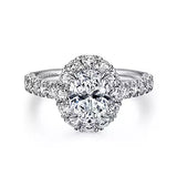 14KW Semi-Mount Diamond Engagement Ring w/ 1.15 ctw, Size 6