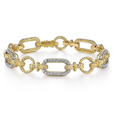 Yellow Gold Diamond Fashion Bracelet