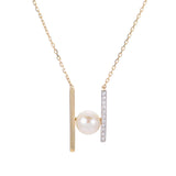 14KT Yellow Gold Freshwater Pearl Necklace