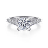 14KW Diamond Engagement Semi-Mount Ring, .75 CTW