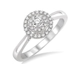 Women's White Gold Engagement Ring