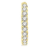 Yellow Gold Diamond Huggies, 2.0 Carat TW