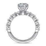 14KW Round Diamond Engagement Ring w/ 0.70 ctw