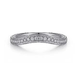 14KW Matching Curved Wedding Band