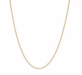 10K Yellow Gold (1.0mm) Wheat Chain, 18"