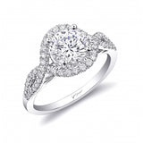 14KW 0.27 CTW Gold Diamond Engagement Semi-Mount Ring