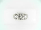 Diamond Engagement Rings - Semi-Mount