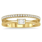 14KY Diamond Fashion Ring w/ 0.20 ctw Size 6.5