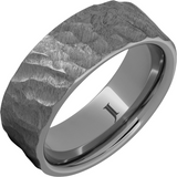 8MM Rugged Tungsten Thor Flat Ring