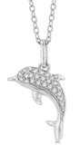 Diamond Dolphin Pendant