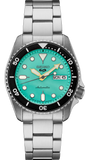 Title: Men's Seiko Watch – 5 Sports SKX Series – Stainless Steel Automatic – Green Dial – 38.0MM