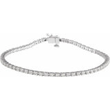 14KW Diamond Line Bracelet w/ 2.0 CTW, 7.25