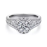 14KW Semi-Mount Diamond Engagement Ring w/ 1.07 ctw, Size 6.5