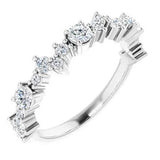 14KW Diamond Anniversary Band w/ 0.625 CTW, Size 7