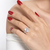 Gabriel &amp; Co. 14K White Gold Diamond  Oval Solitaire Engagement Ring