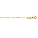 14K Yellow Gold (1mm) Classic Box Chain, 20