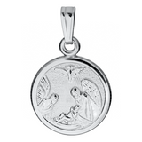 Sterling Silver Kids Guardian Angel Pendant