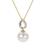 14KY Gold Akoya Pearl Pendant