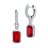 L G Colored Stone Earrings